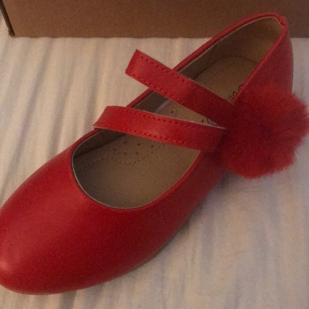 Red dress shoes